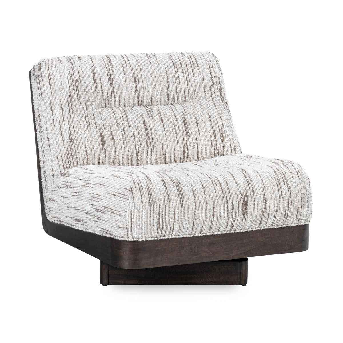 Crandall Swivel Chair - Cocoa Cream by Classic Home at Eve Furniture