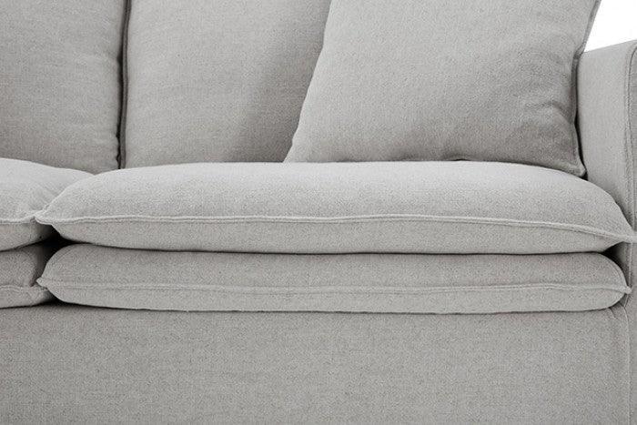 Crayford Light Gray Loveseat by Furniture of America at Eve Furniture