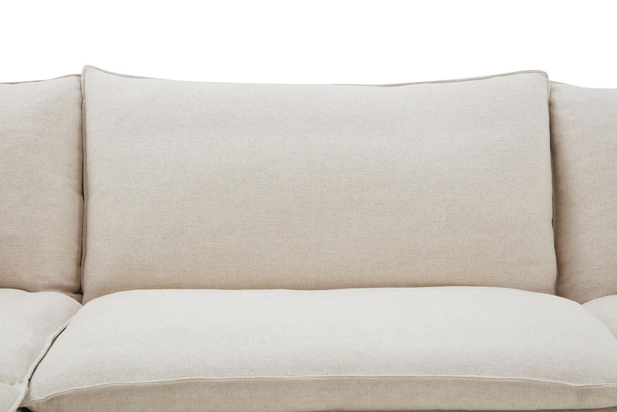 Crayford Taupe L-Sectional by Furniture of America at Eve Furniture