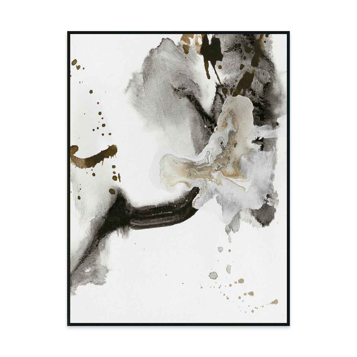 Cream White Painting Art 36x48 by Buddy Whitlock by Classic Home at Eve Furniture