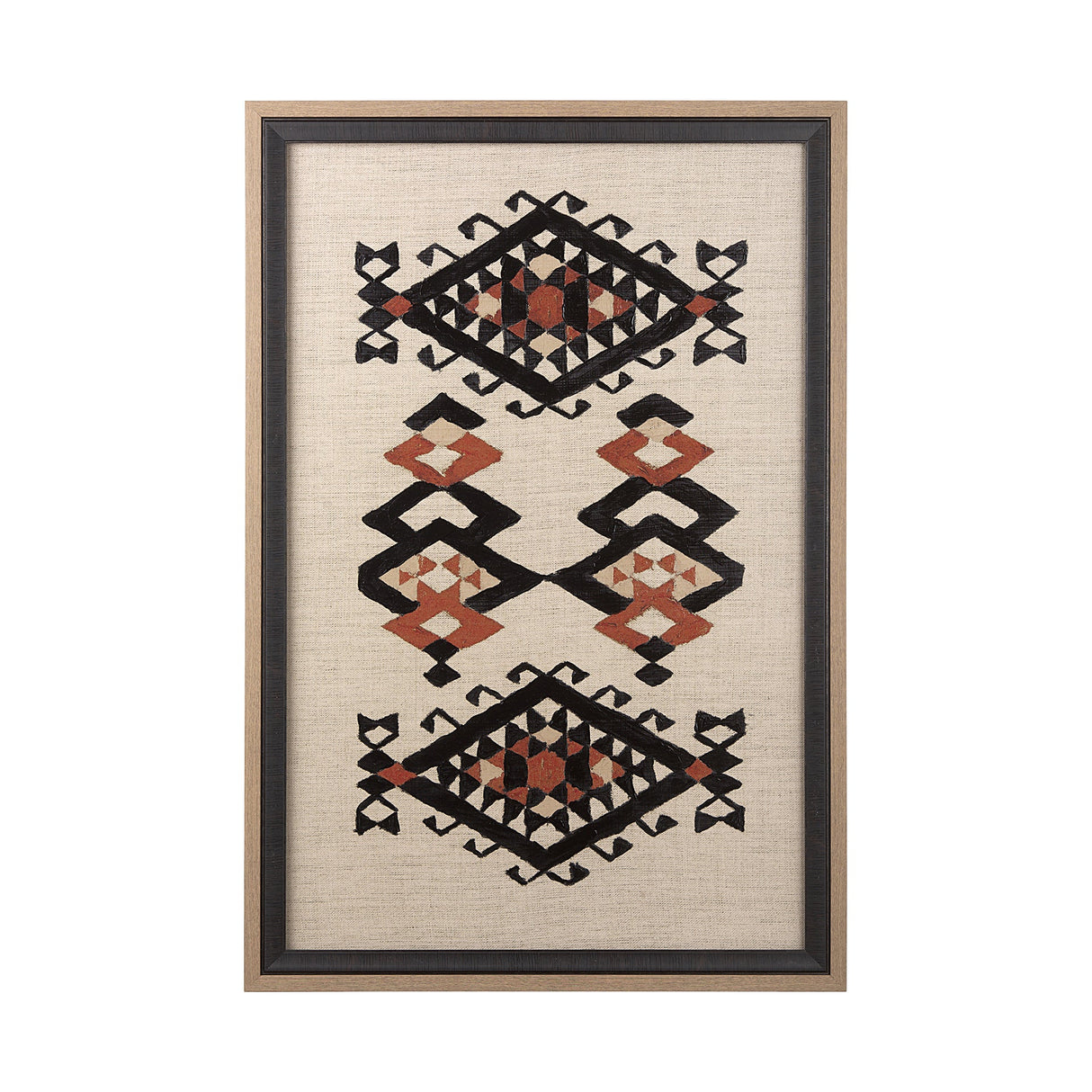 Creamy Tapestry I by Mercana Studio a Hand Embellished Textured Framed Art Print by Mercana at Eve Furniture