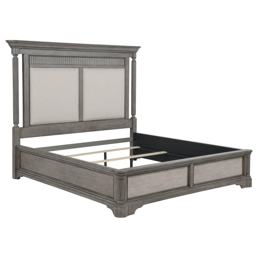 Cresswell Weathered Taupe Queen Panel Bed by Coaster at Eve Furniture