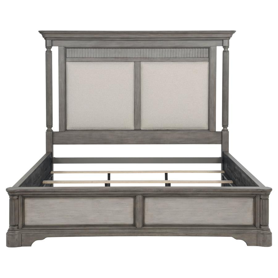 Cresswell Weathered Taupe Queen Panel Bed by Coaster at Eve Furniture
