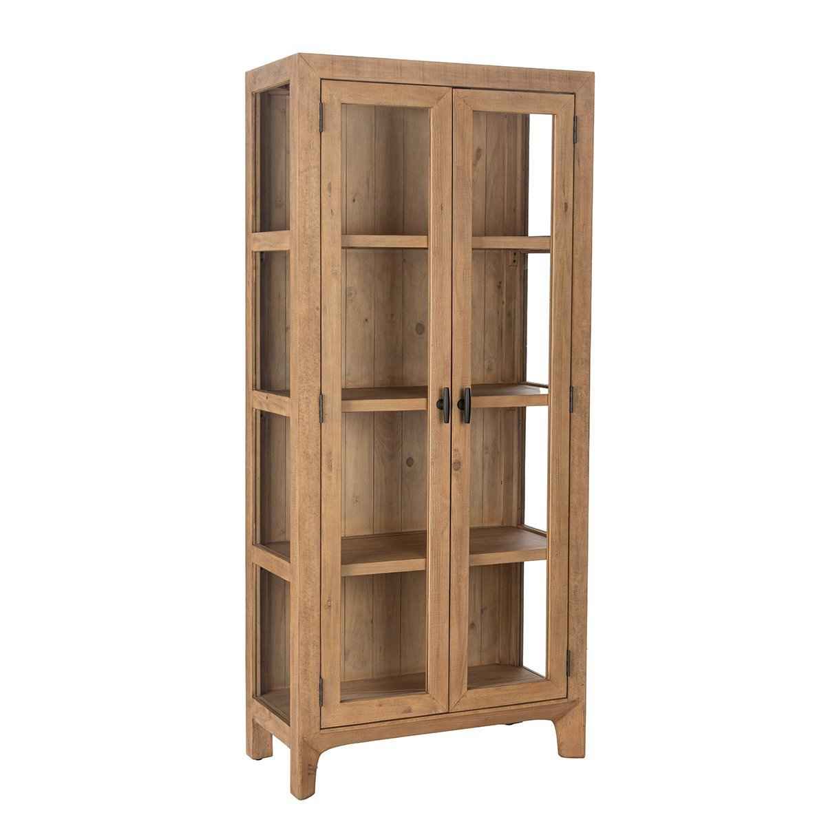 Crest Display Cabinet - Warm Natural by Classic Home at Eve Furniture