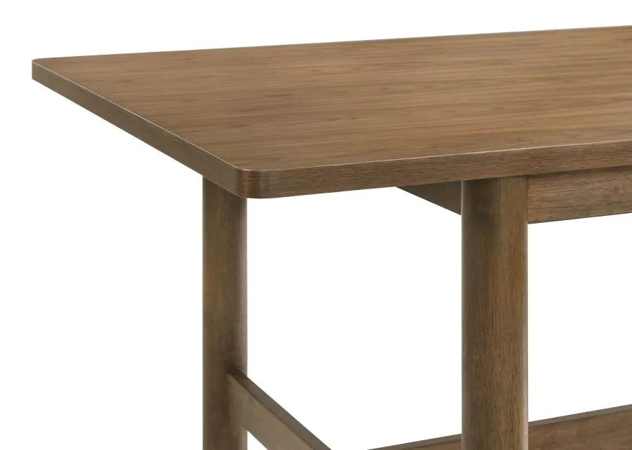 Crestmore Walnut 7-piece Rectangular Dining Table Set by Coaster at Eve Furniture