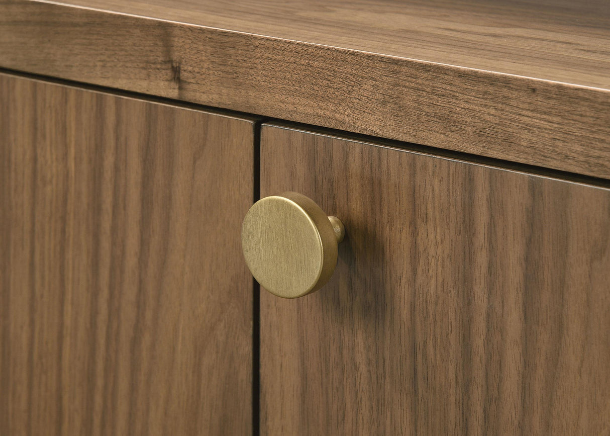 Crestmore Walnut Dining Cabinet Sideboard Buffet by Coaster at Eve Furniture