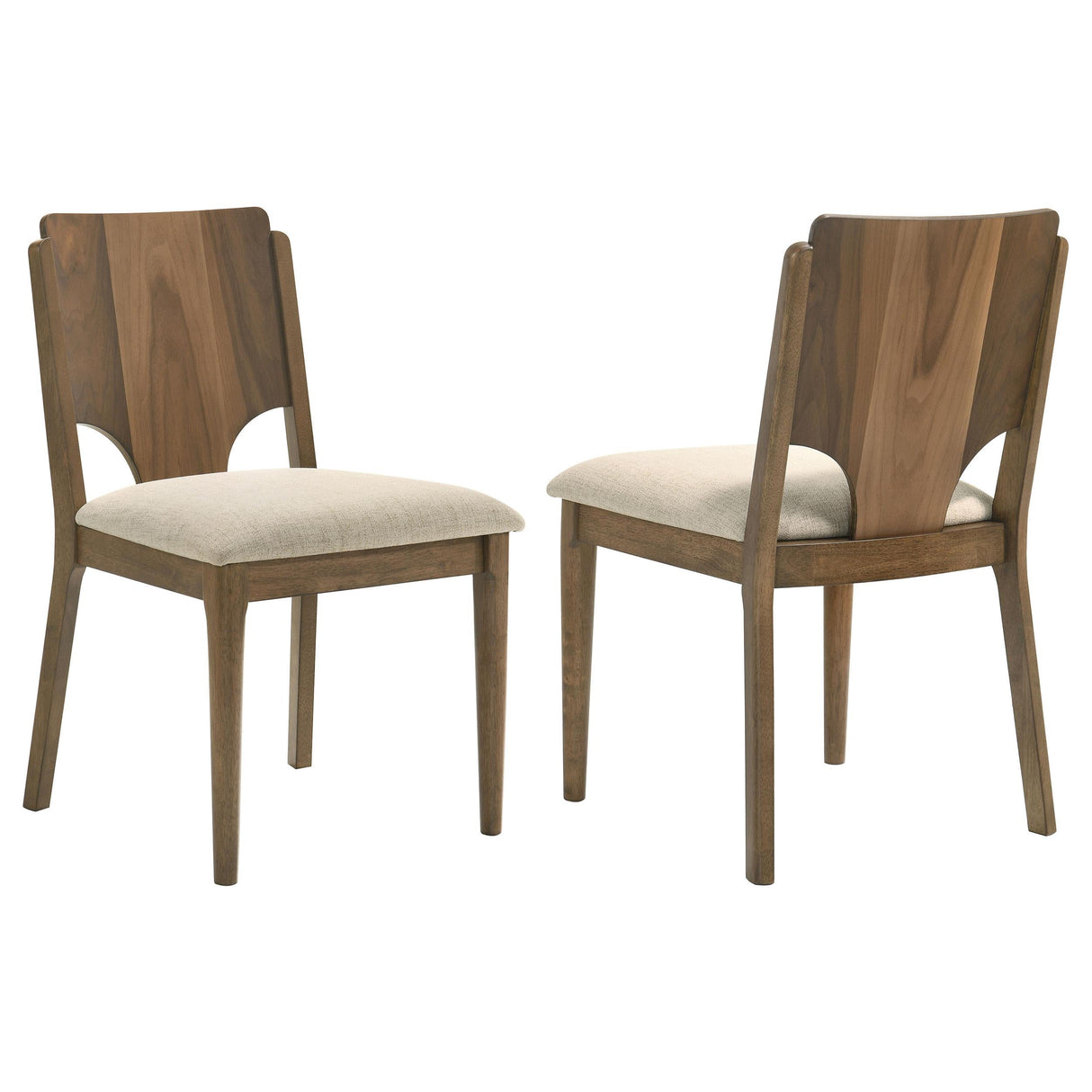 Crestmore Walnut Dining Chair, Set of 2 by Coaster at Eve Furniture