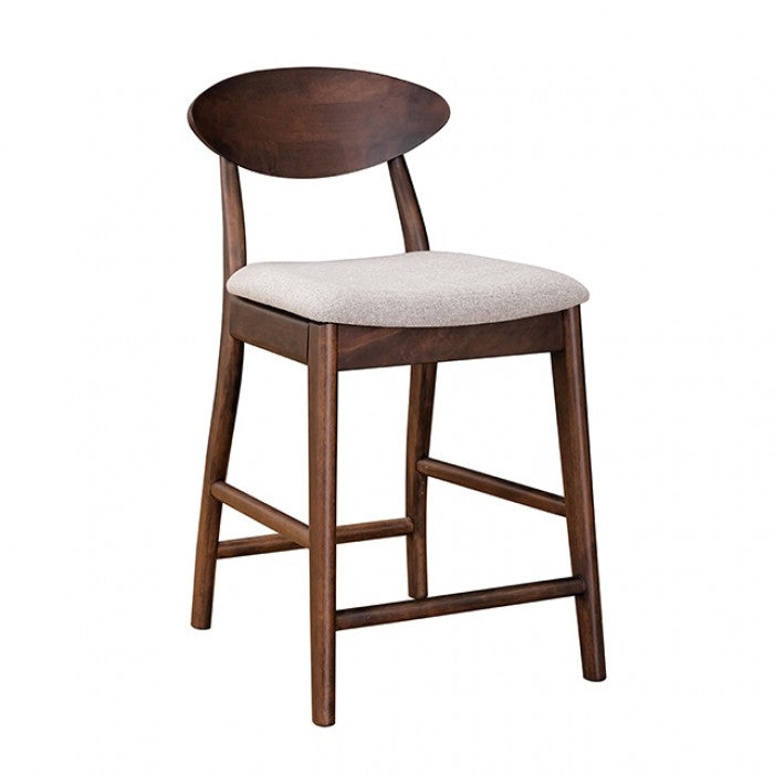 Croglio Rich Walnut 5-Piece Counter Height Table Set by Furniture of America at Eve Furniture