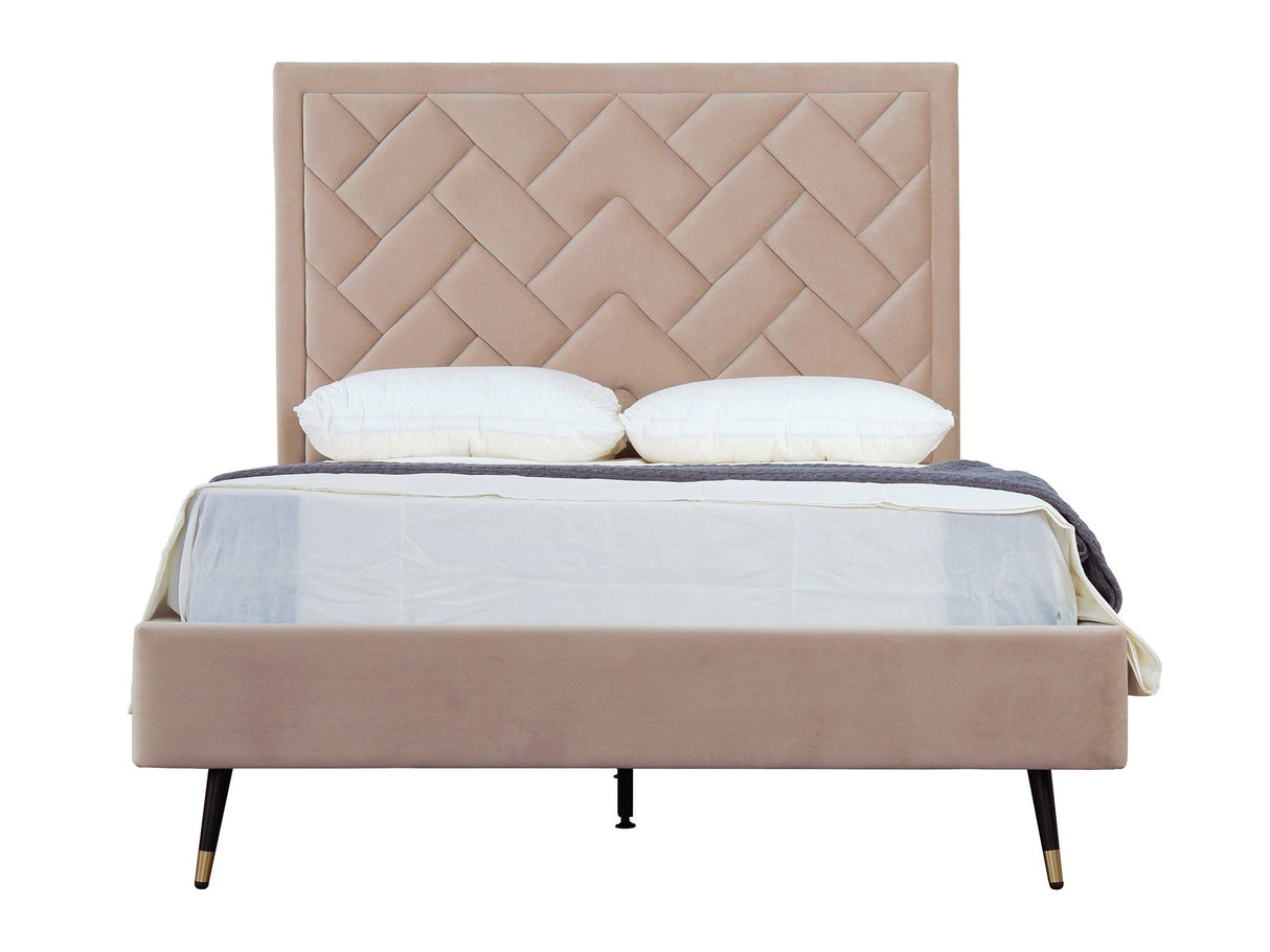 Crosby Full- Size Bed in Nude by Manhattan Comfort at Eve Furniture