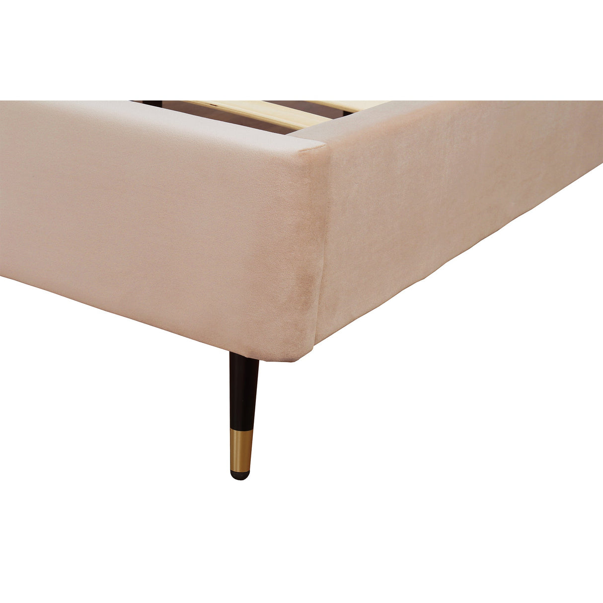 Crosby Queen-Size Bed in Nude by Manhattan Comfort at Eve Furniture