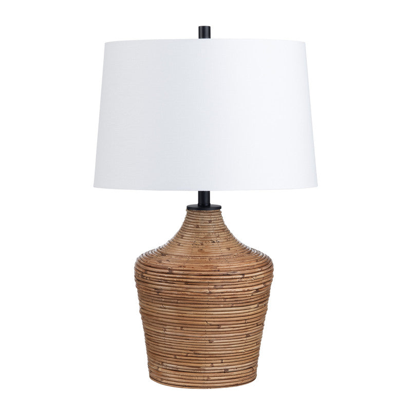 Crosby Tan/Brown Table Lamp by Crestview at Eve Furniture