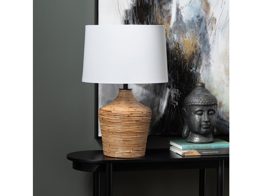 Crosby Tan/Brown Table Lamp by Crestview at Eve Furniture