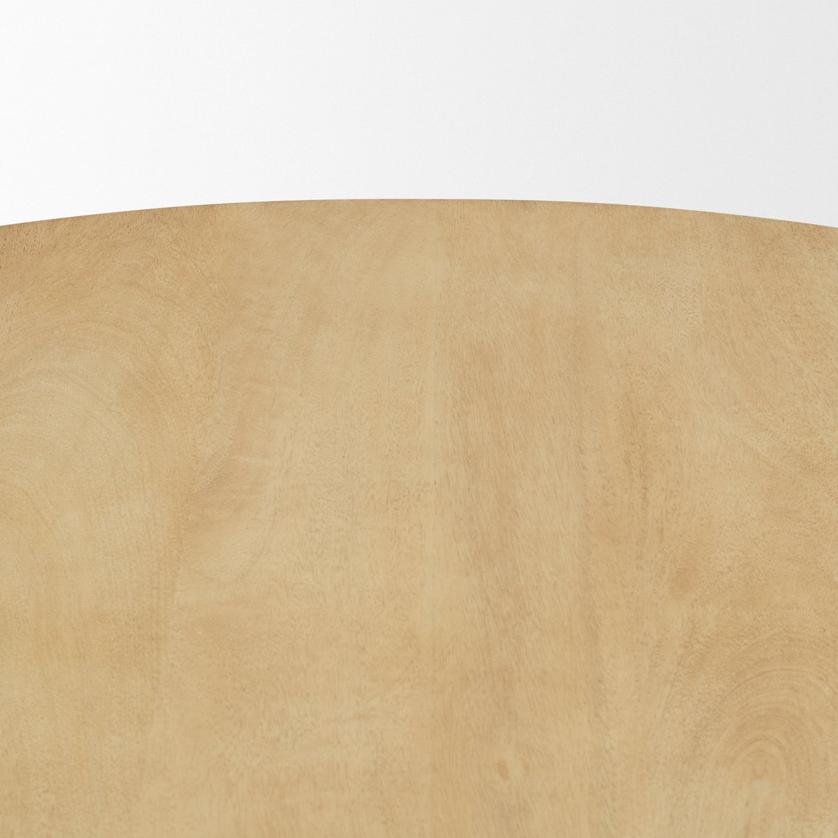 Crossman Round Blonde Solid Wood & Base Dining Table by Mercana at Eve Furniture
