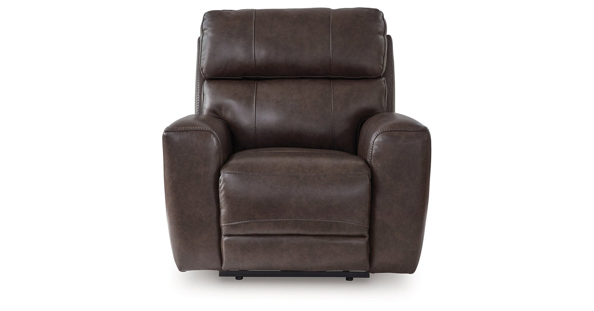 Crossplex Power Reclining Sofa, Loveseat and Recliner by Ashley at Eve Furniture