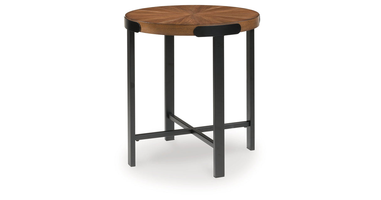 Crosstrail Brown Table (Set of 3) by Ashley at Eve Furniture