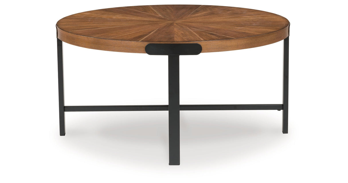 Crosstrail Brown Table (Set of 3) by Ashley at Eve Furniture