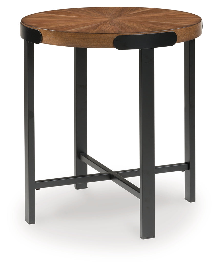 Crosstrail Brown Table (Set of 3) by Ashley at Eve Furniture