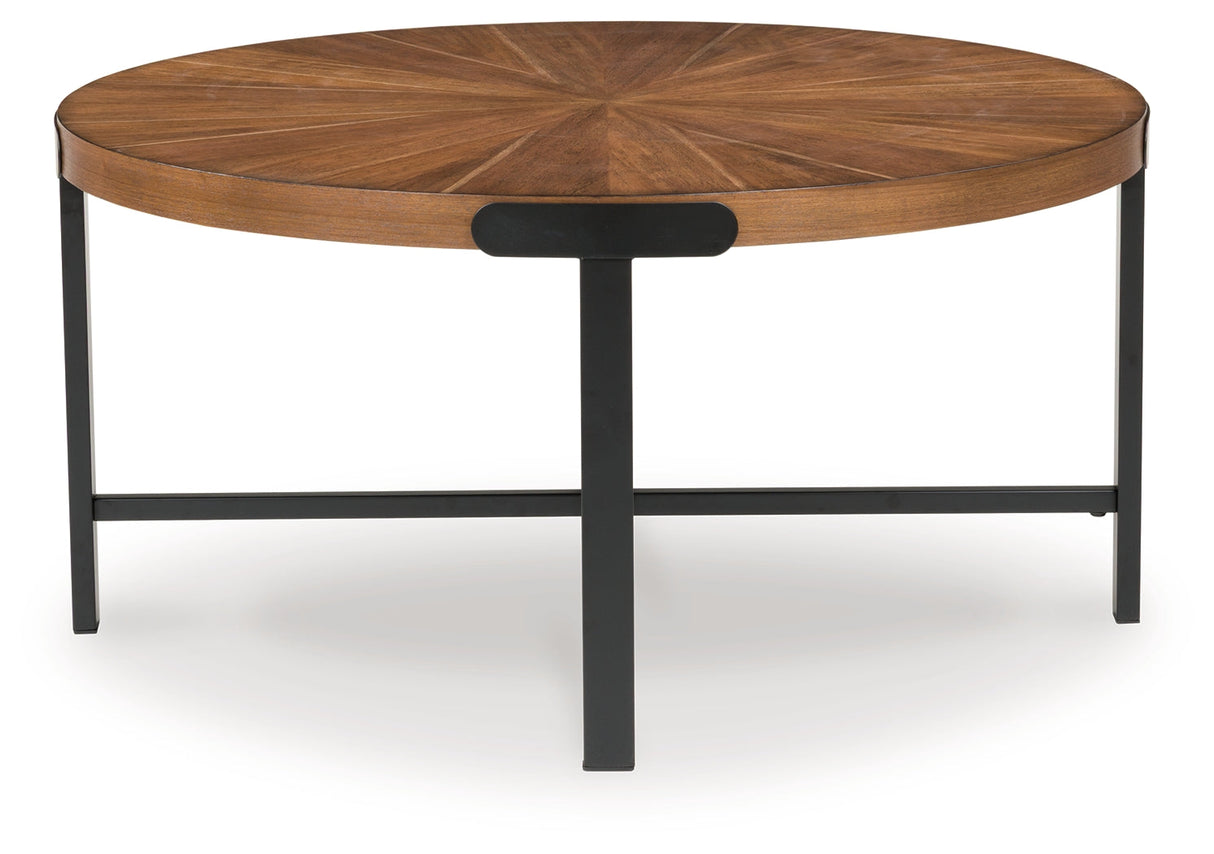 Crosstrail Brown Table (Set of 3) by Ashley at Eve Furniture