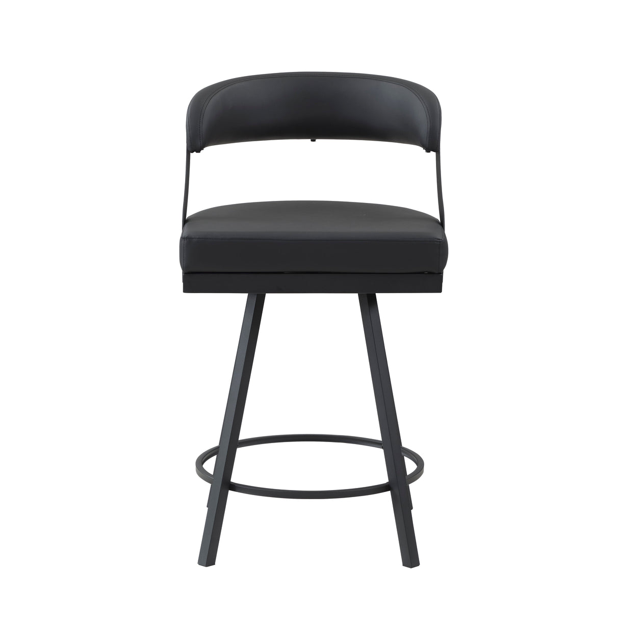 Crowley Brown/Black Modern Round Counter Height Set by Homelegance at Eve Furniture