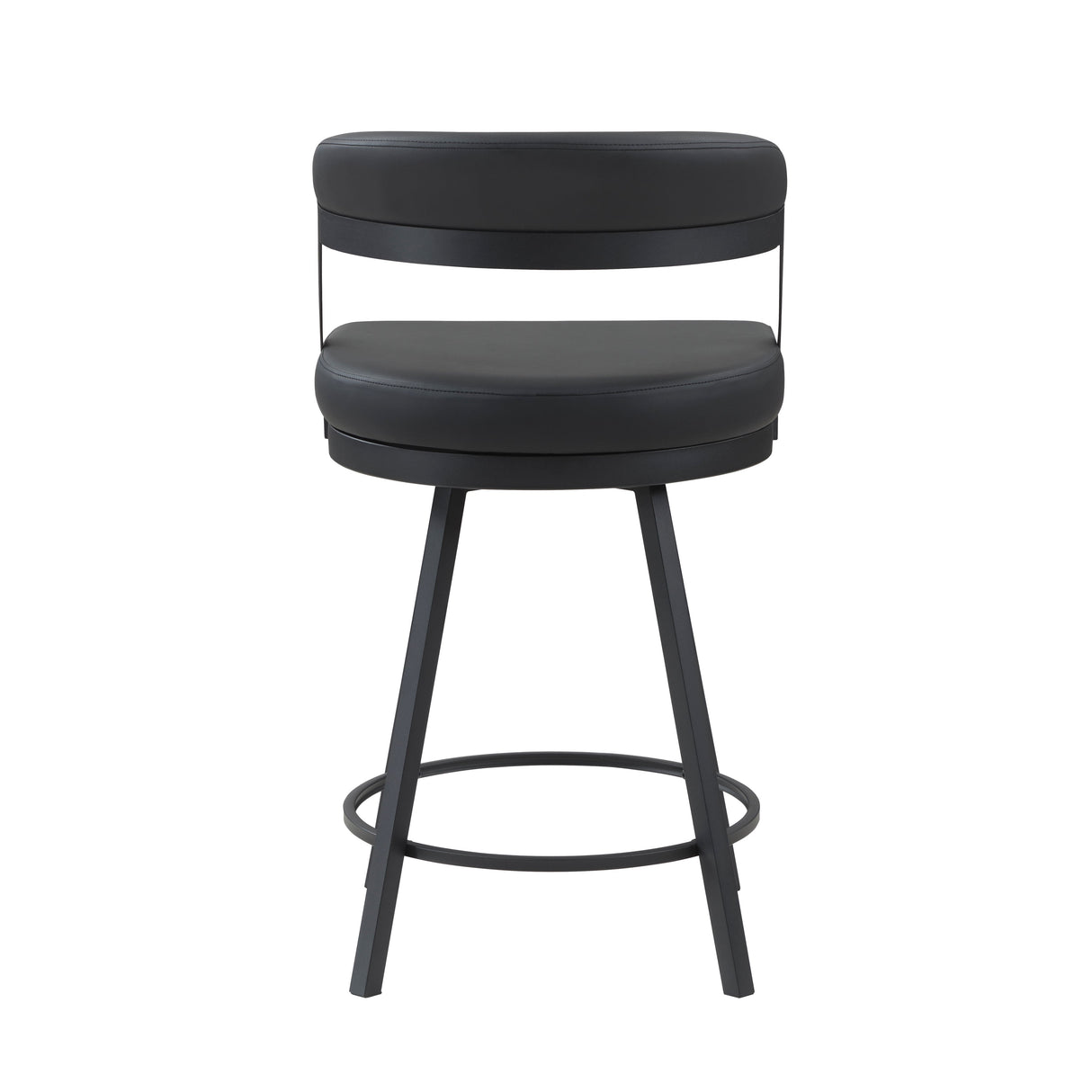 Crowley Brown/Black Modern Round Counter Height Set by Homelegance at Eve Furniture