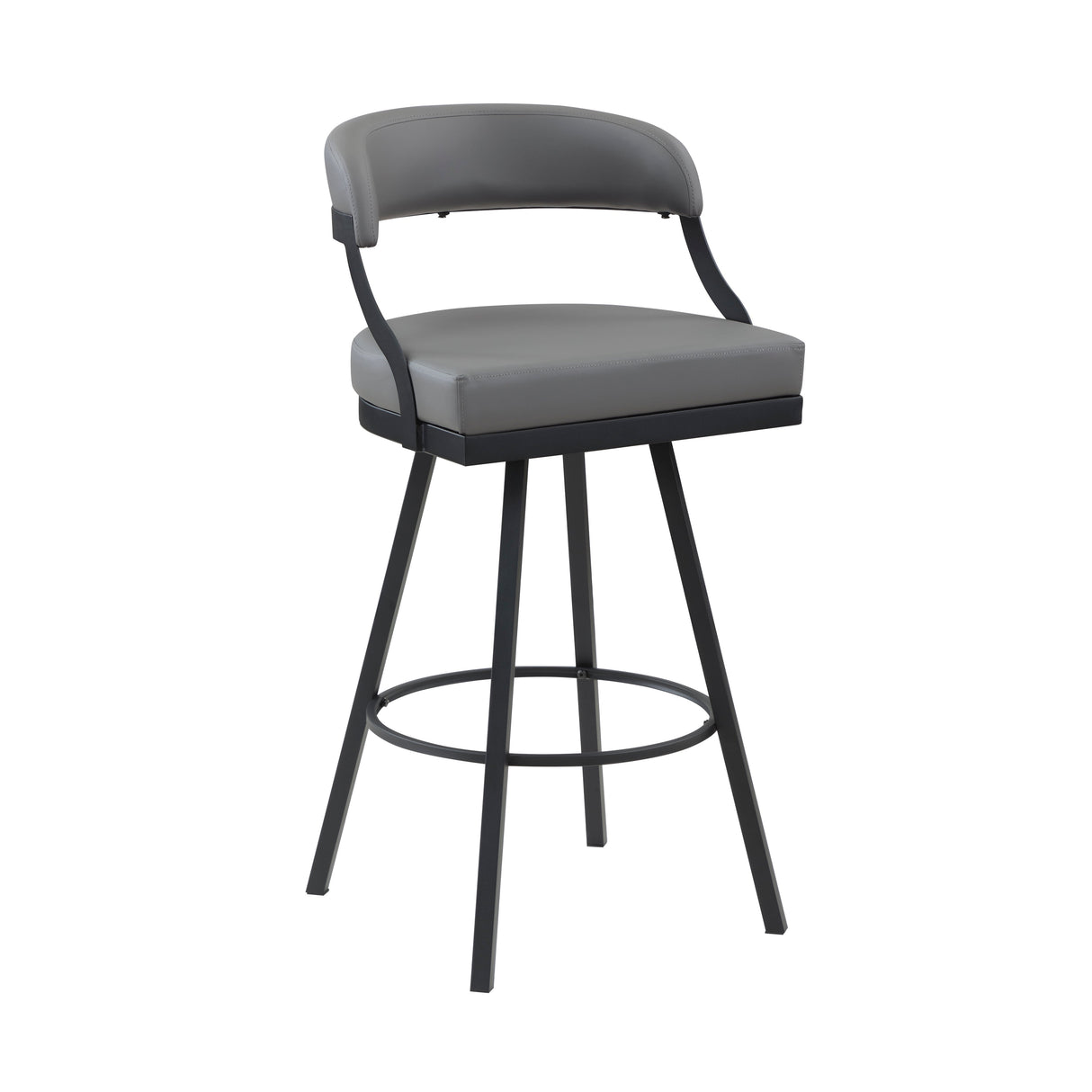 Crowley Gray Swivel Pub Height Chair, Set of 2 by Homelegance at Eve Furniture