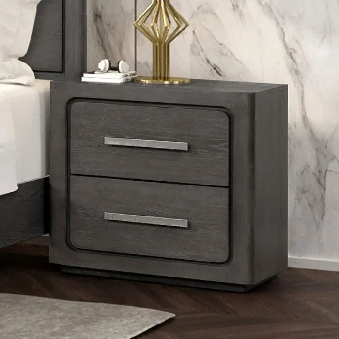 Crowthorne Warm Gray 4-Piece Queen Bedroom Set by Furniture of America at Eve Furniture