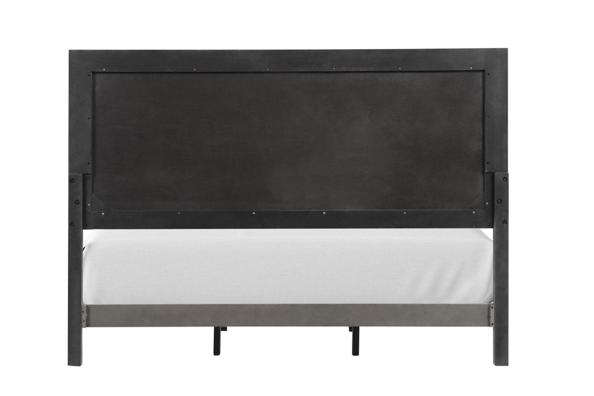 Crowthorne Warm Gray King Panel Bed by Furniture of America at Eve Furniture