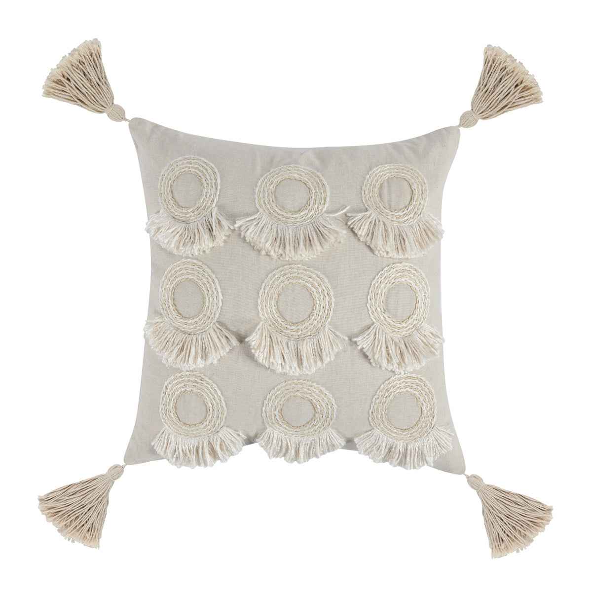 CT Mansa Natural 20x20 Throw Pillow (Set of 2) by Classic Home at Eve Furniture