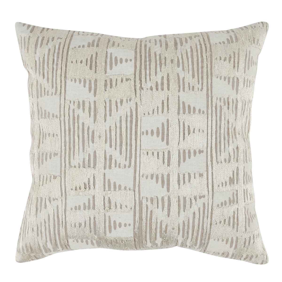CT Roth Natural/Ivory 20x20 Throw Pillow (Set of 2) by Classic Home at Eve Furniture