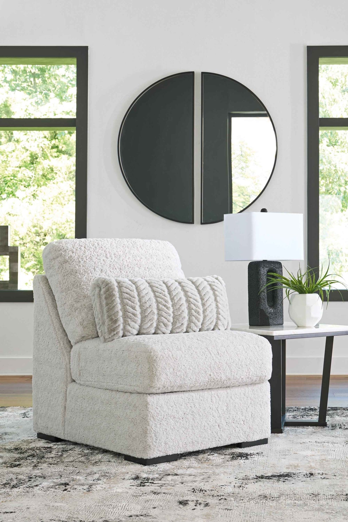 Cuddle Plush Arctic 5-Piece Sectional with LAF Chaise by Ashley at Eve Furniture