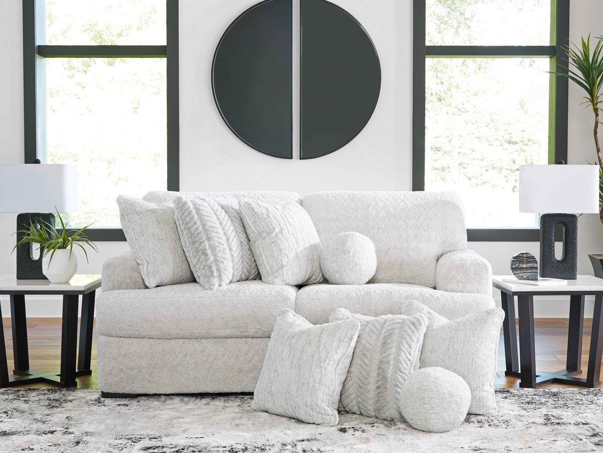 Cuddle Plush Arctic Living Room Set by Ashley at Eve Furniture