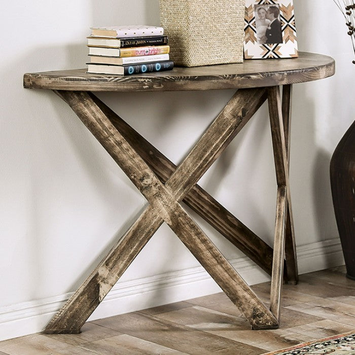 Culver Ash Brown Sofa Table by Furniture of America at Eve Furniture