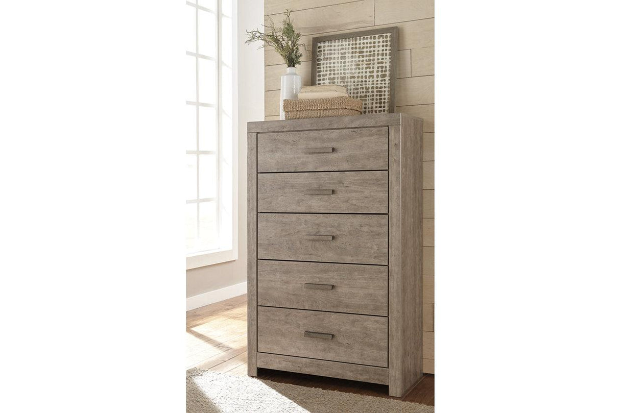 Culverbach Gray Chest of Drawers by Ashley at Eve Furniture