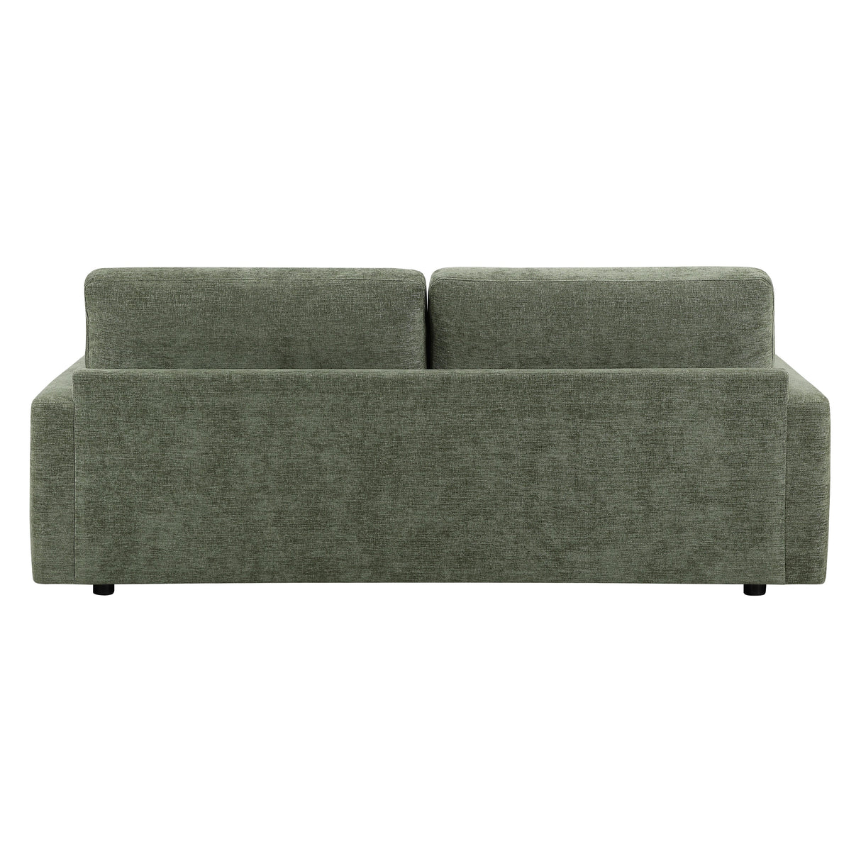 Cumulus Green 2-Piece Convertible RAF Sleeper Sectional by Homelegance at Eve Furniture