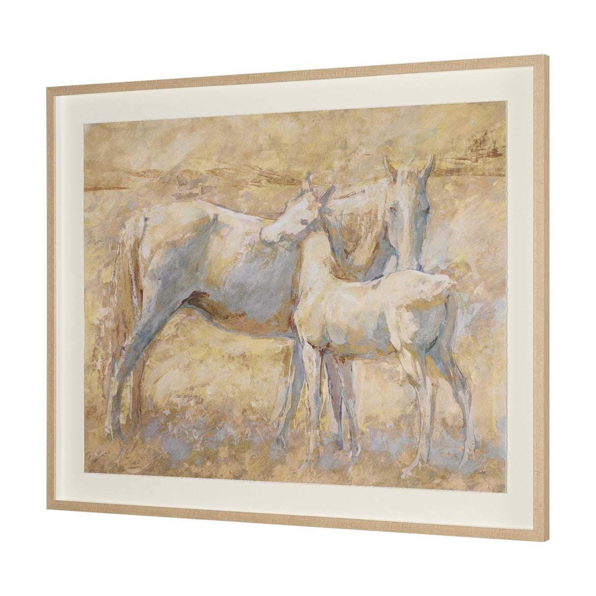 Curious II by Mercana Studio Hand Embelished Framed Artwork Matted under Glass by Mercana at Eve Furniture