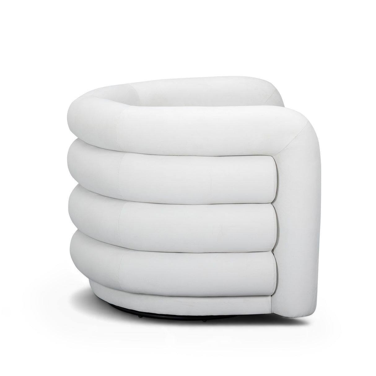 Curves Performance Velvet Swivel Accent Chair by TOV Furniture at Eve Furniture