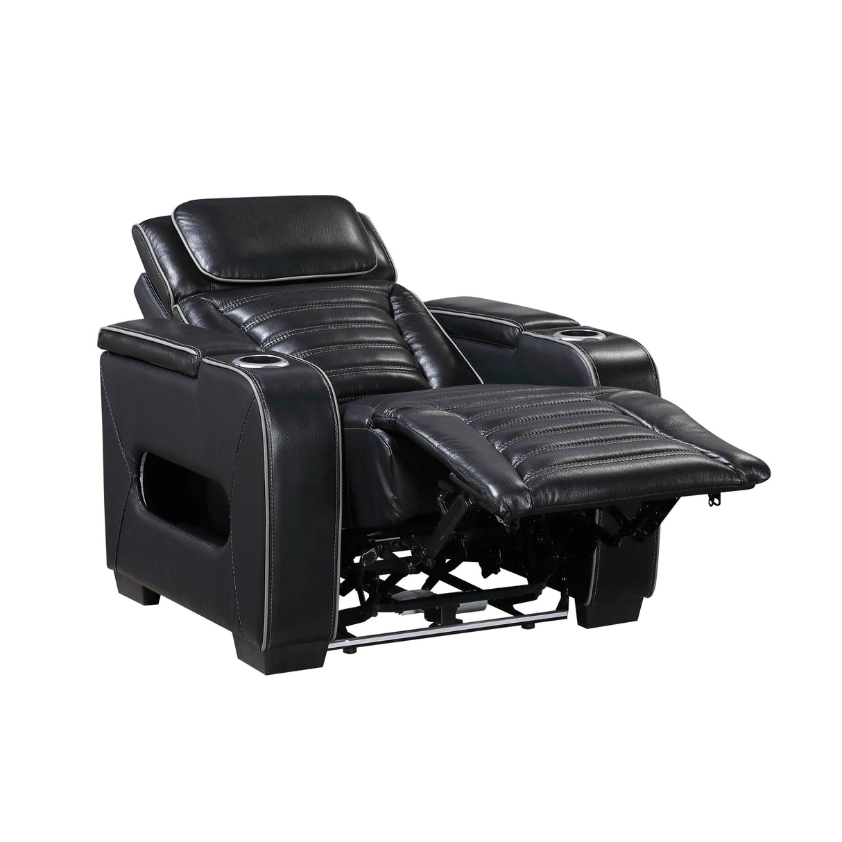 Cyber Black Power Reclining Living Room Set by Homelegance at Eve Furniture