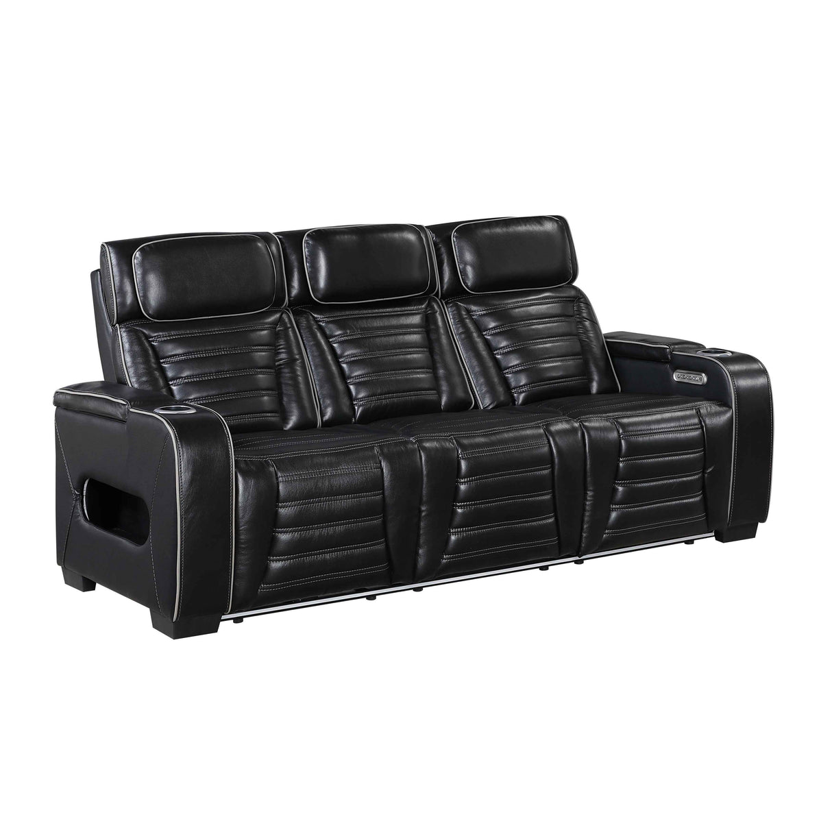 Cyber Black Power Reclining Living Room Set by Homelegance at Eve Furniture