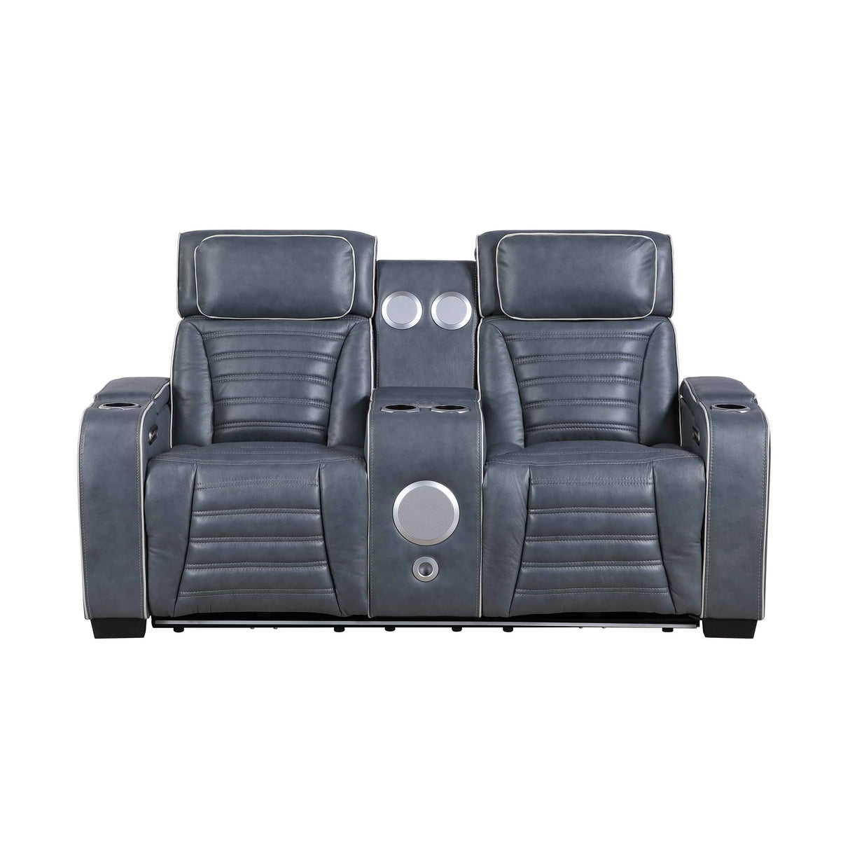 Cyber Blue 3-Piece Power Reclining Living Room Set by Homelegance at Eve Furniture