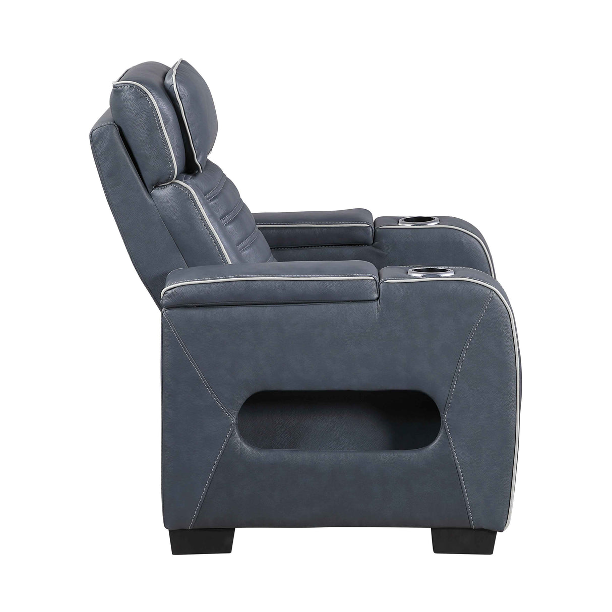 Cyber Blue 3-Piece Power Reclining Living Room Set by Homelegance at Eve Furniture