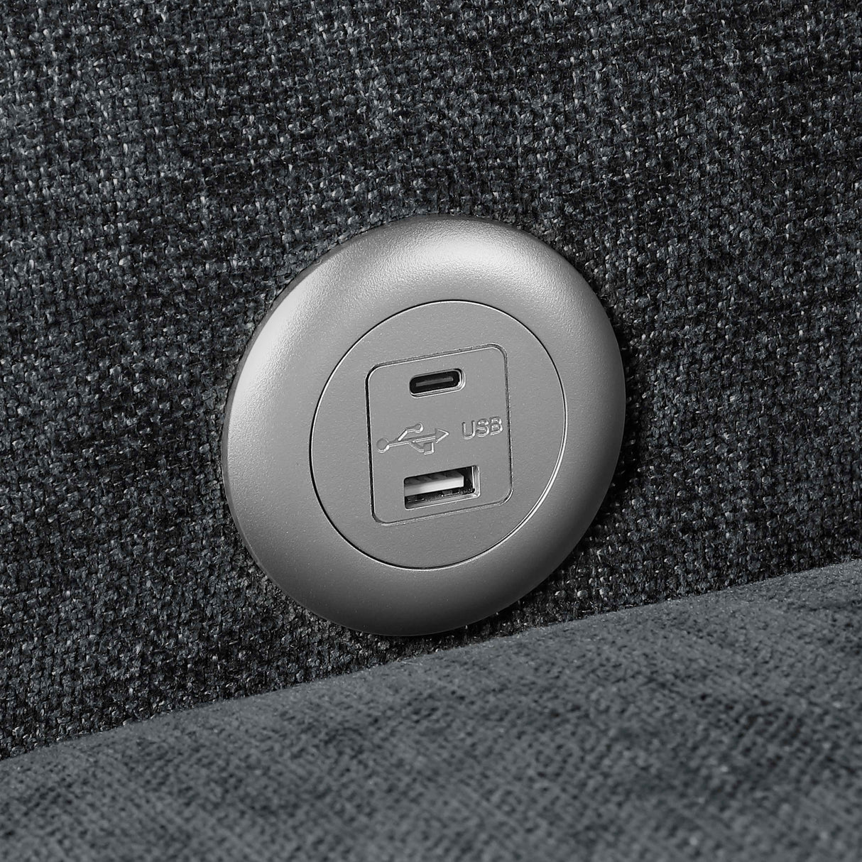 Cyber Gray Power Double Reclining Loveseat with Center Console by Homelegance at Eve Furniture