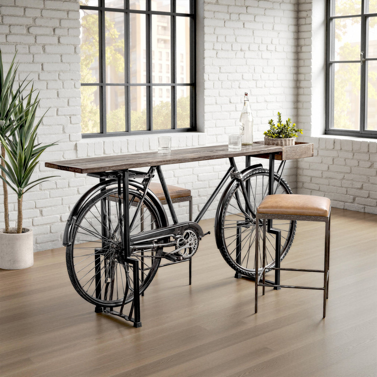 Cycle Counter Table - Limewash Myst by Classic Home at Eve Furniture