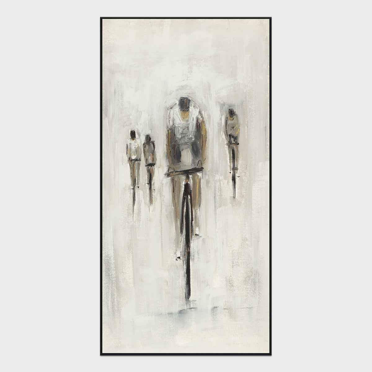 Cyclist Multicolor Painting by Buddy Whitlock by Classic Home at Eve Furniture
