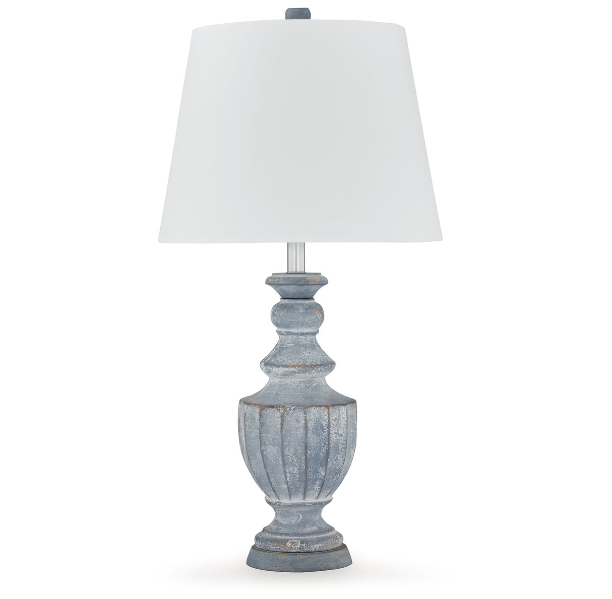 Cylerick 2-Piece Table Lamp Set in Antique Blue by Ashley at Eve Furniture