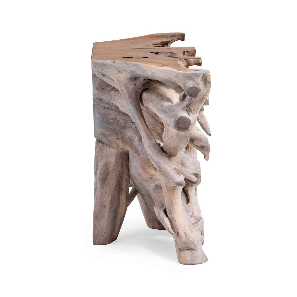Cypress Console Table - Natural White Wash by Classic Home at Eve Furniture