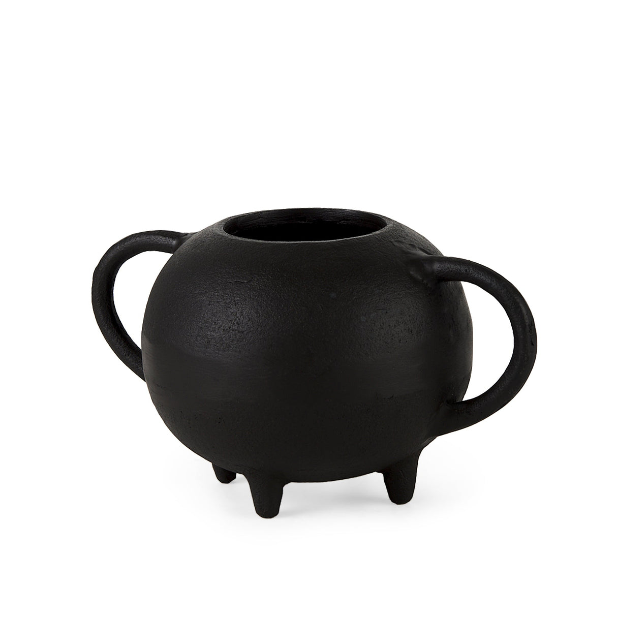 Cyrus Black Spherical Vase Decorative Object by Mercana at Eve Furniture
