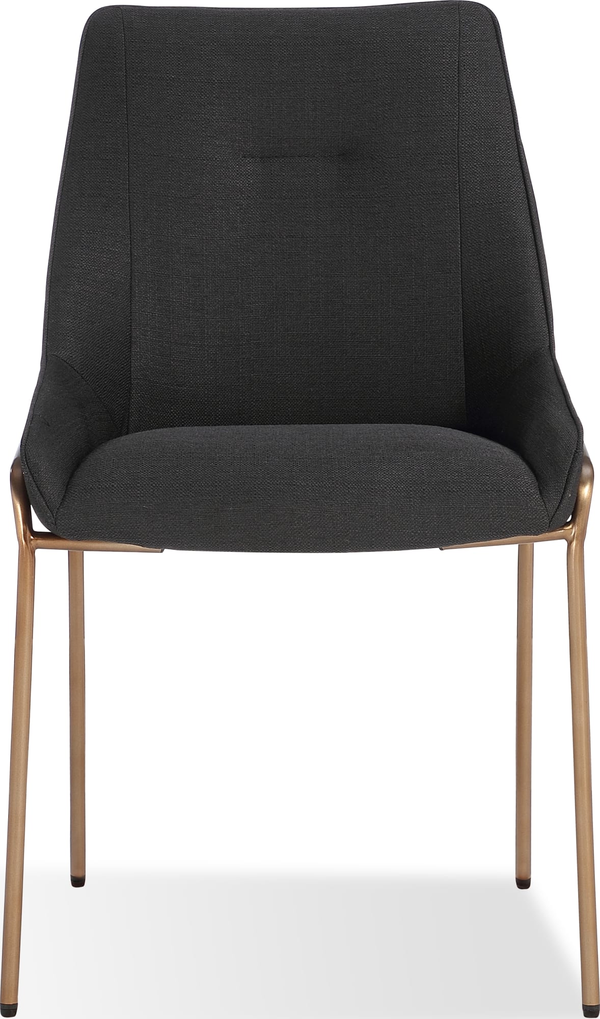 Cyrus Coal/Brushed Bronze Upholstered Dining Chair (Set of 2) by Modus Furniture at Eve Furniture