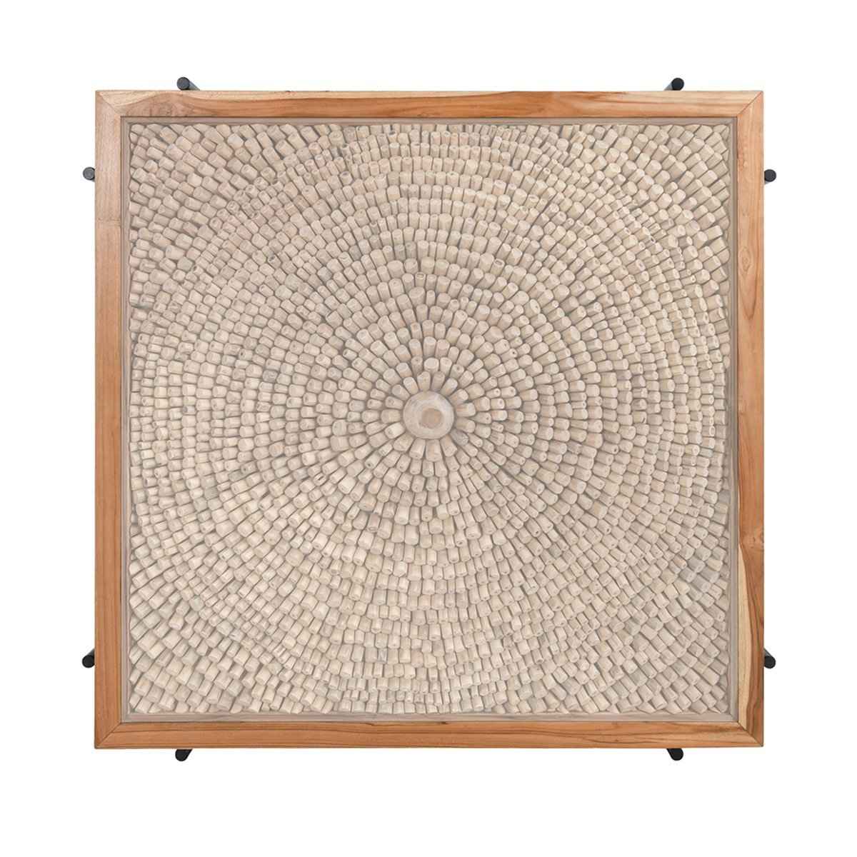 Cyrus Natural/Black Coffee Table by Classic Home at Eve Furniture