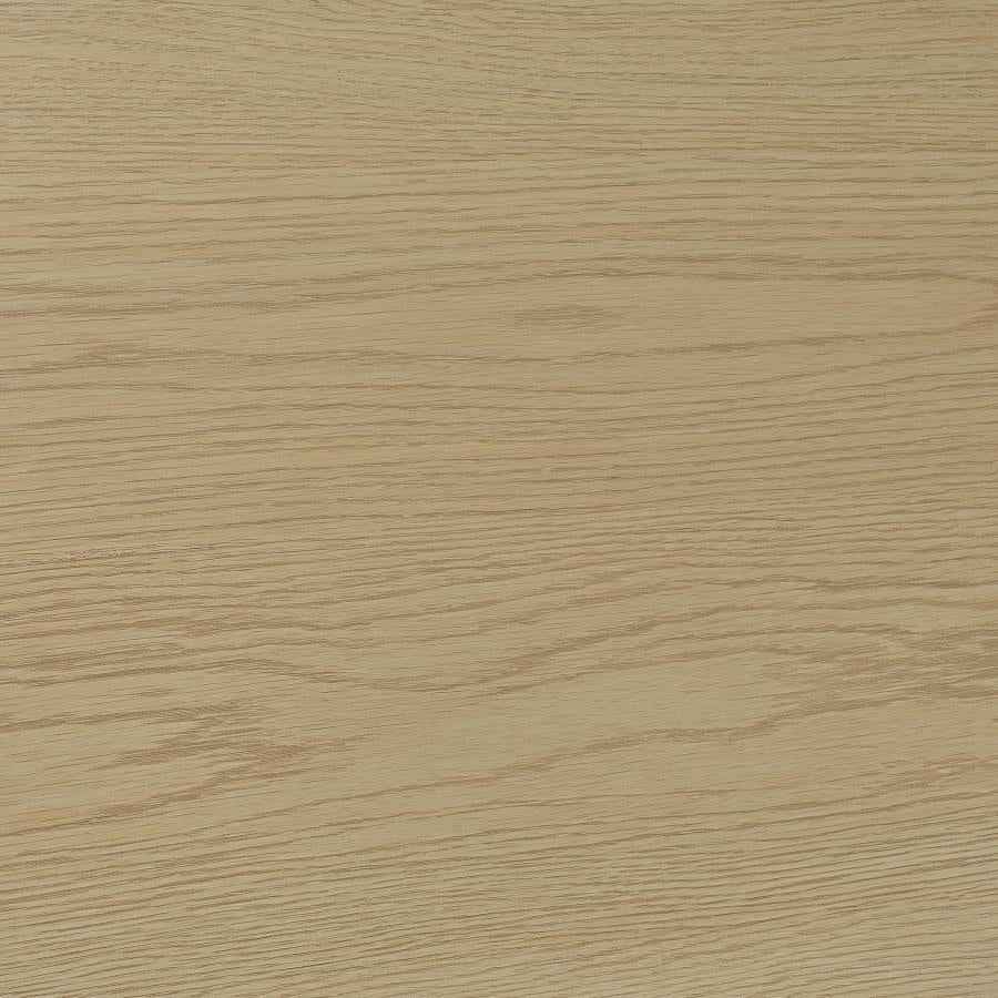 Dacre Greige Round Engineered Wood Top Coffee Table by Coaster at Eve Furniture