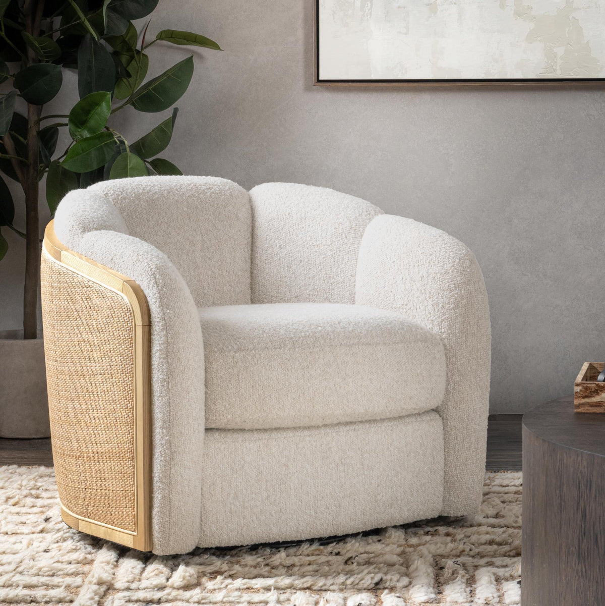Daisy Swivel Chair by Classic Home at Eve Furniture